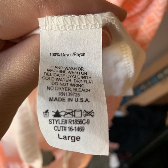 ✨ Orange/White Aztec Strapless Romper {PROMO ITEM} - Picture 4 of 5